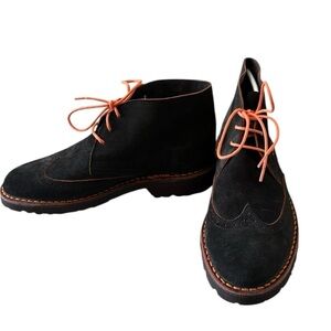 NWOB Dark Gray Sued Boots by Soldini Italy in Size 12